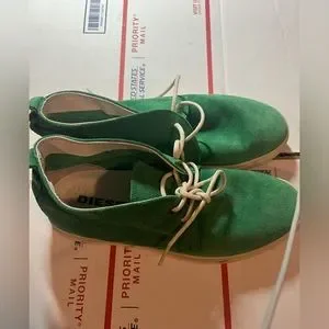 New DIESEL Drive Time, Herren Sneaker Low-Tops Boots Royal Green Size 7.5 Diesel Principa Avocado Fabric High Top Platform Lace Up Men  main image 4